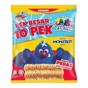 媽咪怪獸脆麵（香辣味/大包裝10連包）225g