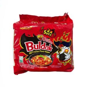 三養 2 倍核彈級爆辣雞肉風味炒麵（5 包裝）